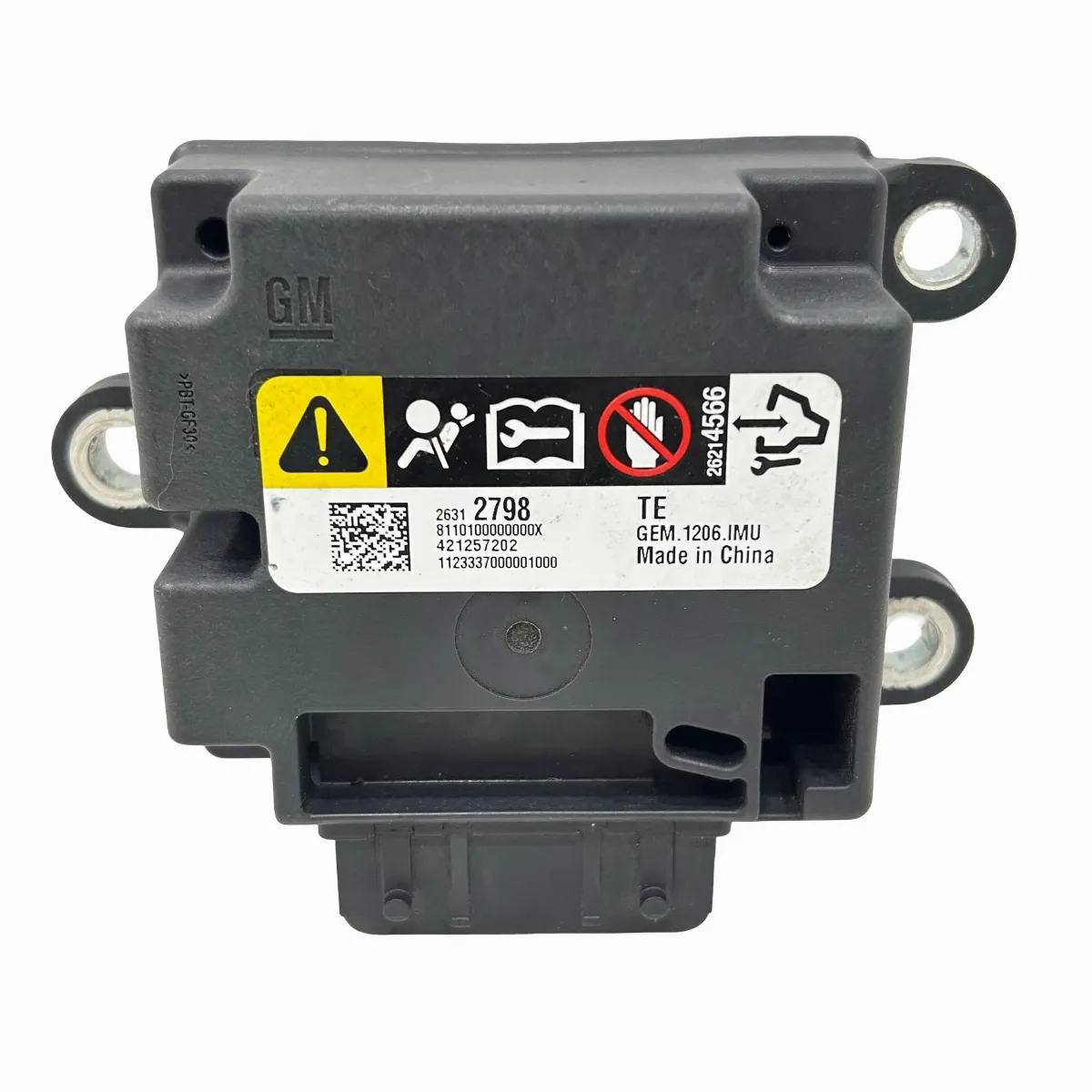 Módulo Airbag Gm Onix Tracker 2020 À 2025 26312798 Acioando