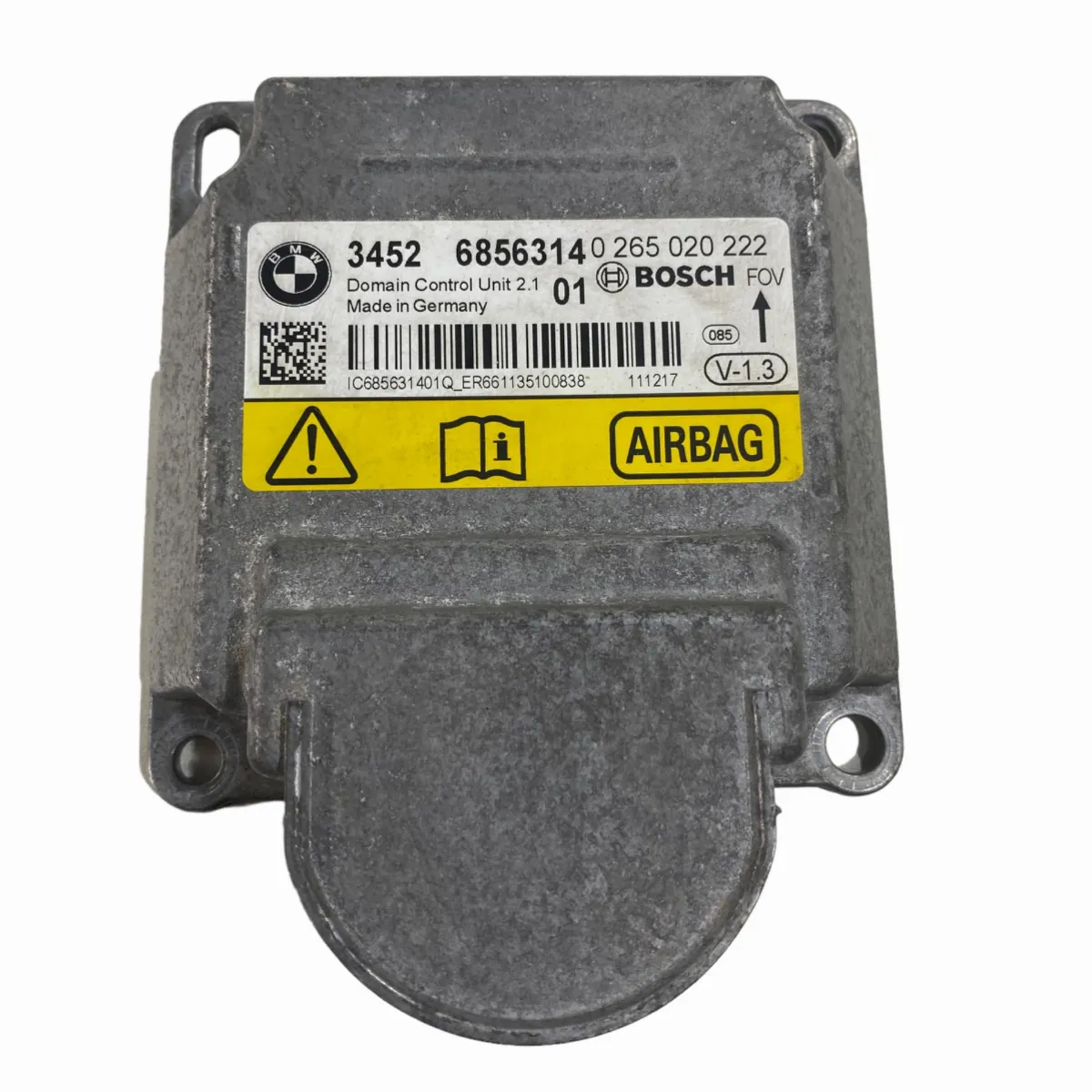 Módulo Airbag Bmw 116i 118i 120i F20 2012 À 2016 6856314