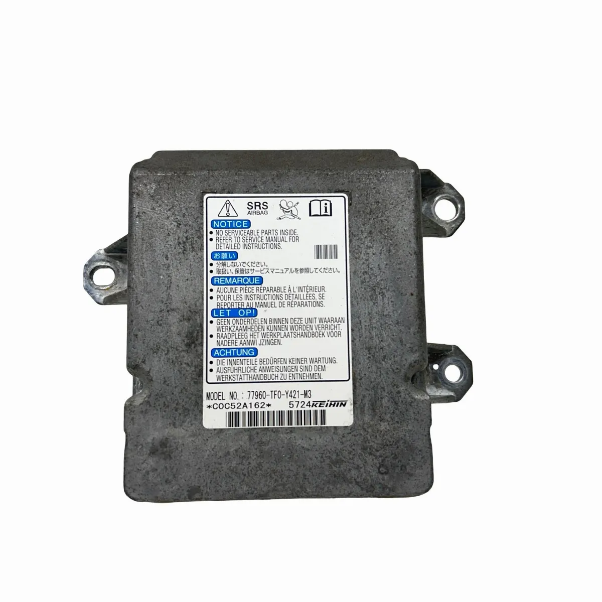 Modulo Airbag Honda Fit City 2009 À 2014 77960TF0Y421M3