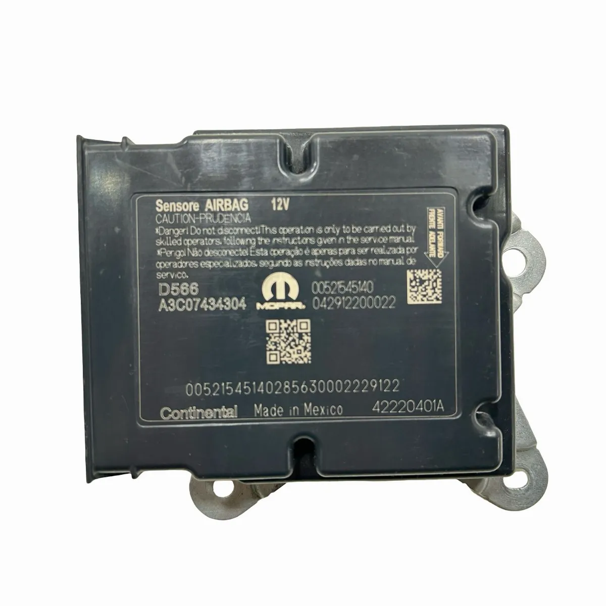 Módulo Airbag Fiat Pulse 2022 À 2025 00521545140 Acionado