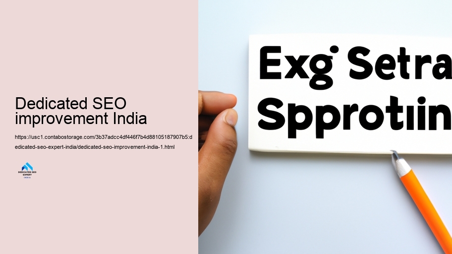 Function and Commitments of a Devoted SEARCH ENGINE OPTIMIZATION Specialist in India