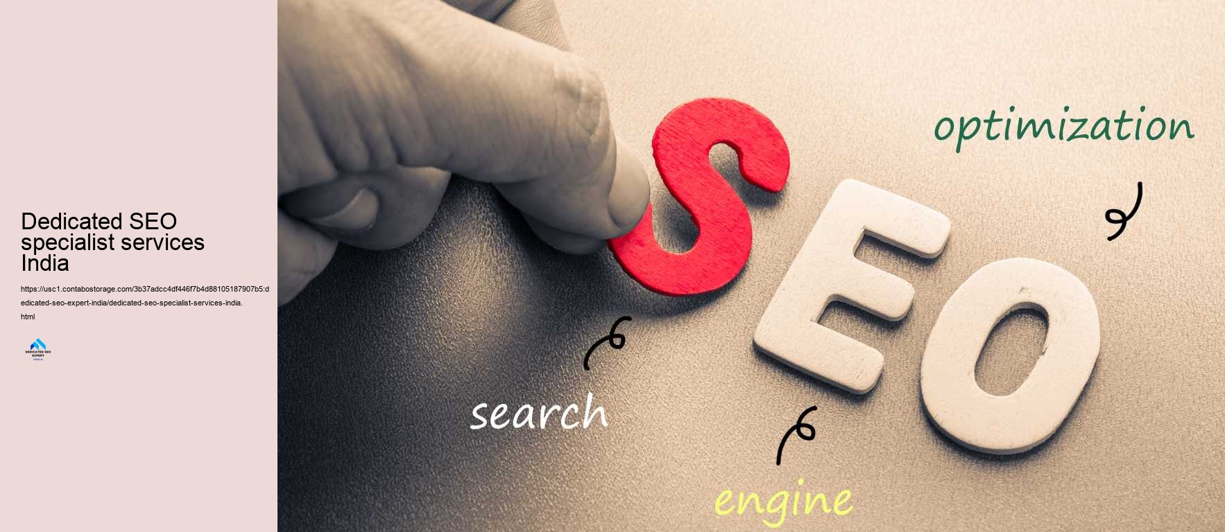 Dedicated SEO specialist services India