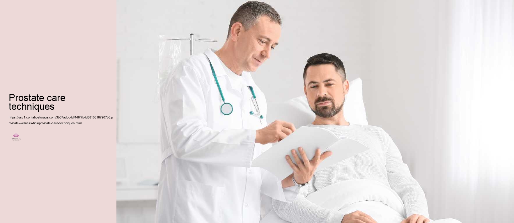 Prostate care techniques