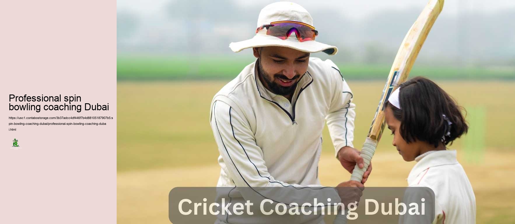 Professional spin bowling coaching Dubai