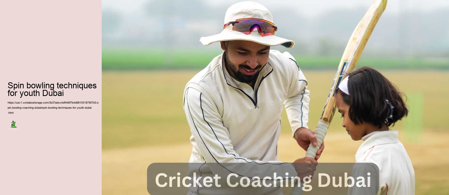 Spin bowling techniques for youth Dubai