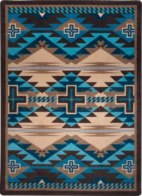 Turquoise Western Rugs