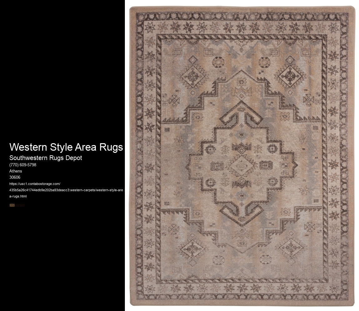 Western Style Area Rugs