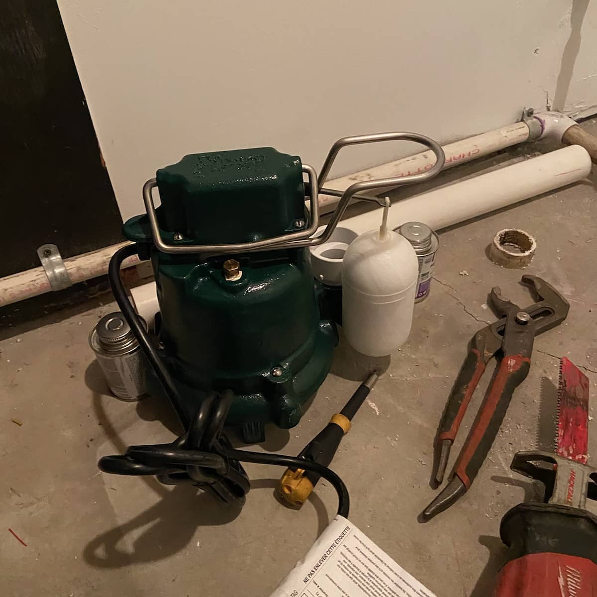 House Sump Pump System in Doylestown, PA 