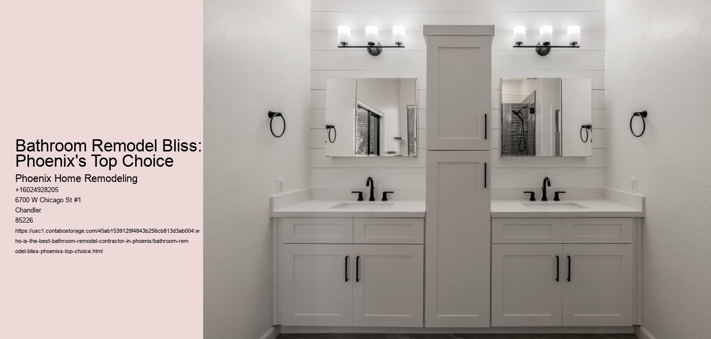 Bathroom Remodel Bliss: Phoenix's Top Choice