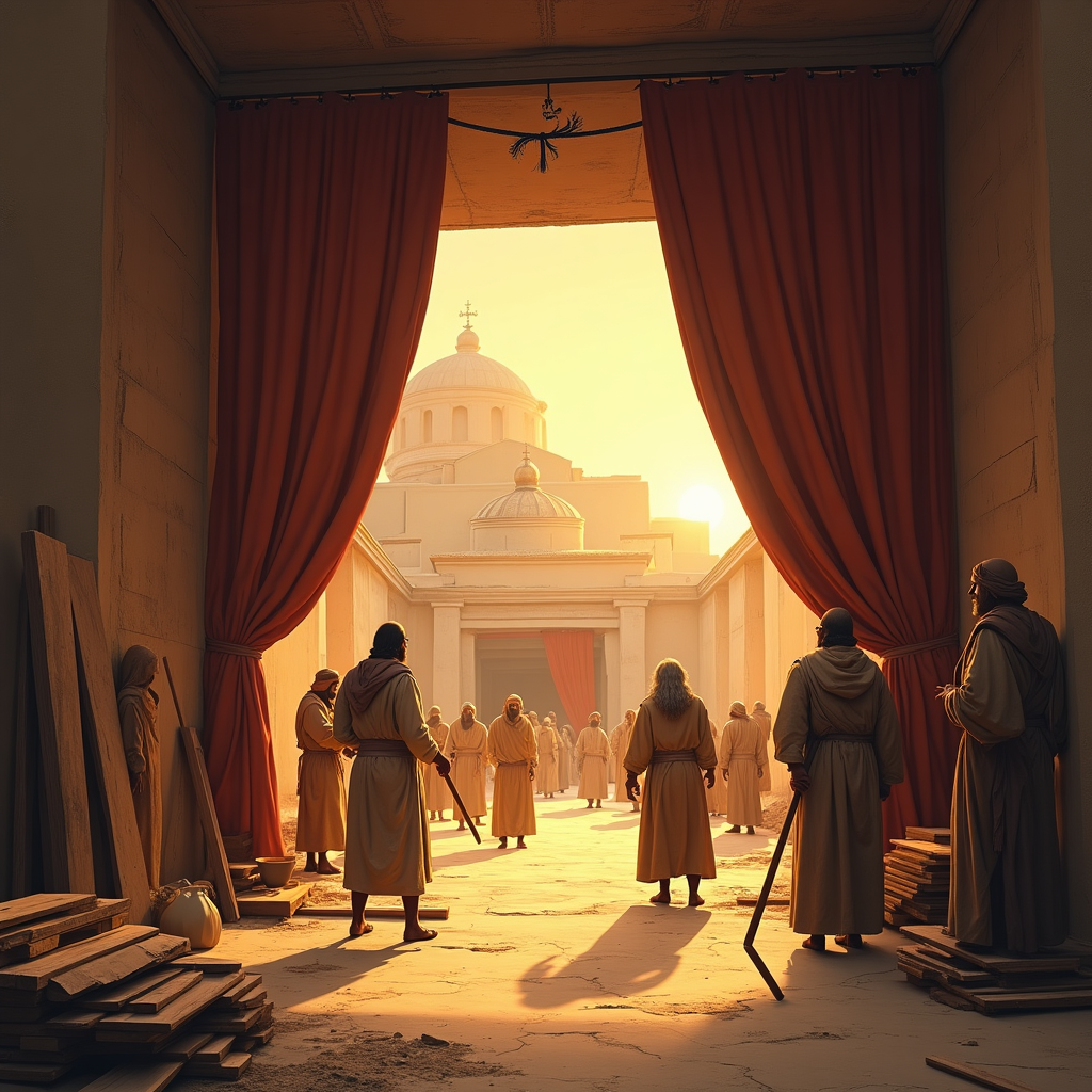Cover image for Exodus Chapter 36: Construction of the Tabernacle