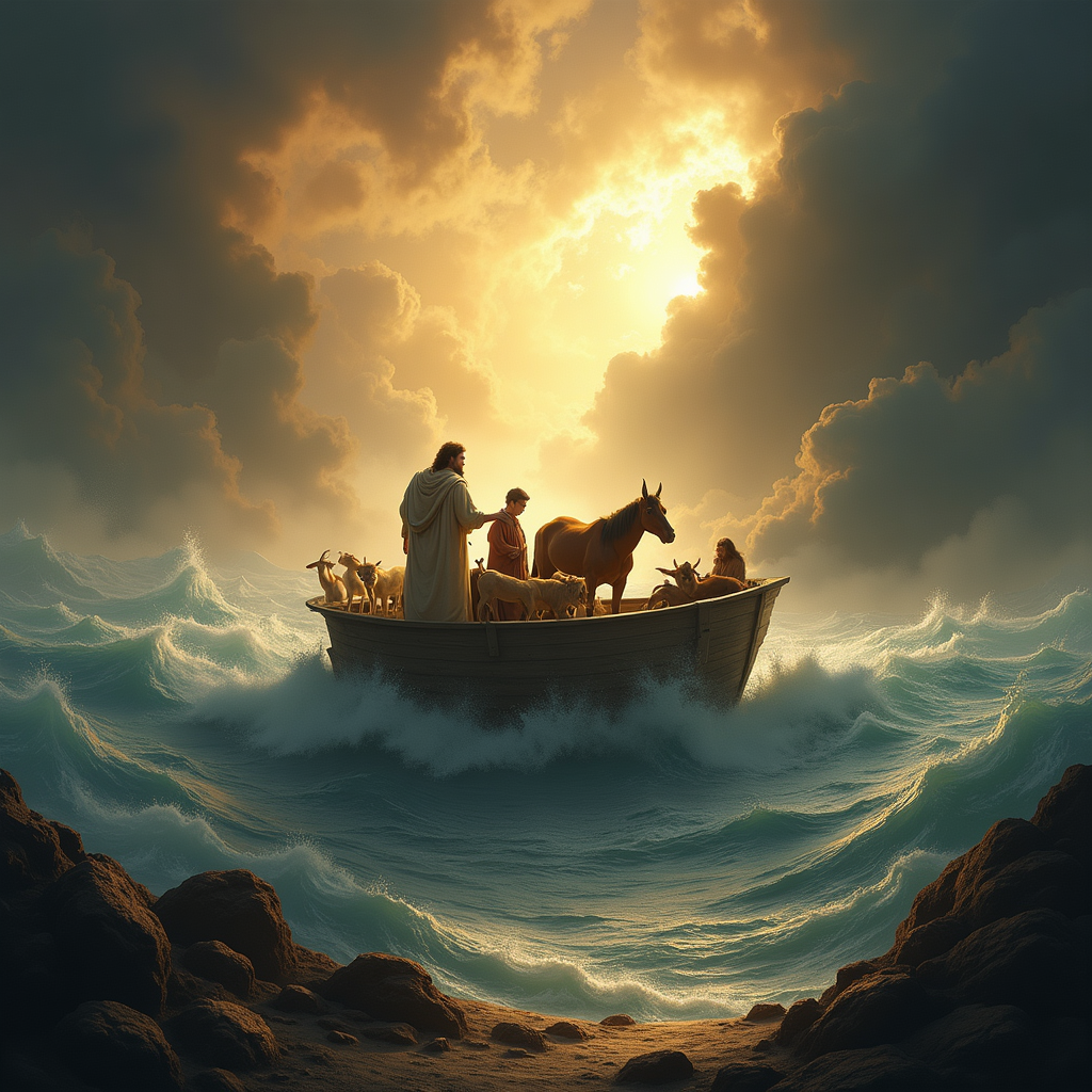 Cover image for Genesis Chapter 7: The Great Flood