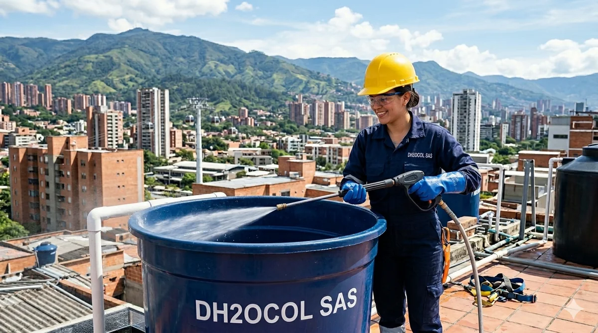 ¿Cuánto cuesta limpiar un tanque de agua en Colombia? (2026)