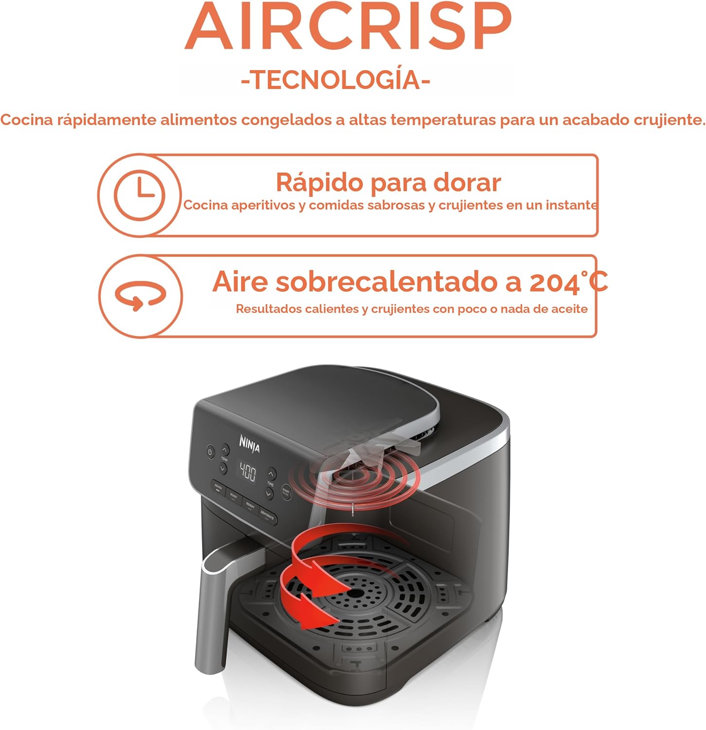 Freidora de aire Ninja 4 en 1  thumbnail 2
