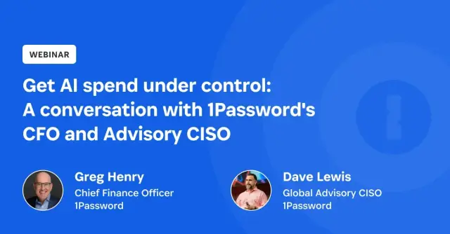 EMEA - Webinar: Get AI Spend Under Control