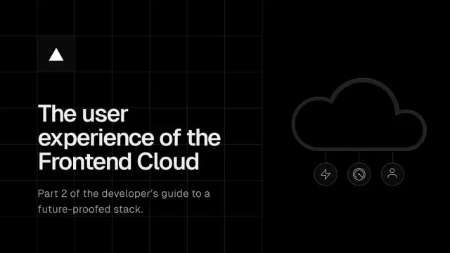 The user experience of the Frontend Cloud