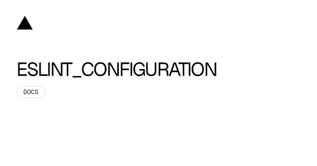ESLINT_CONFIGURATION