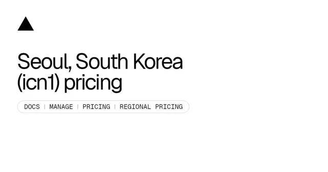 Seoul, South Korea (icn1) pricing
