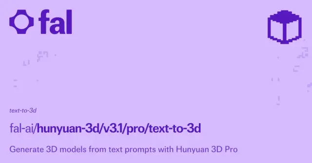 Pixal3D | Image to 3D Model API | Official API on fal