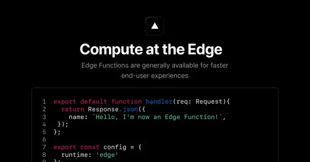 Vercel Edge Functions