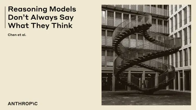 Reasoning models don't always say what they think
