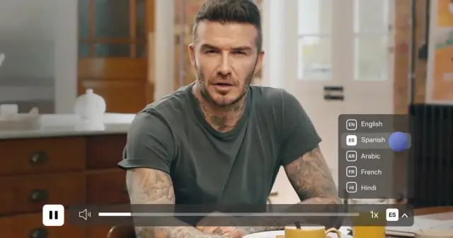 How we made David Beckham speak 9 languages