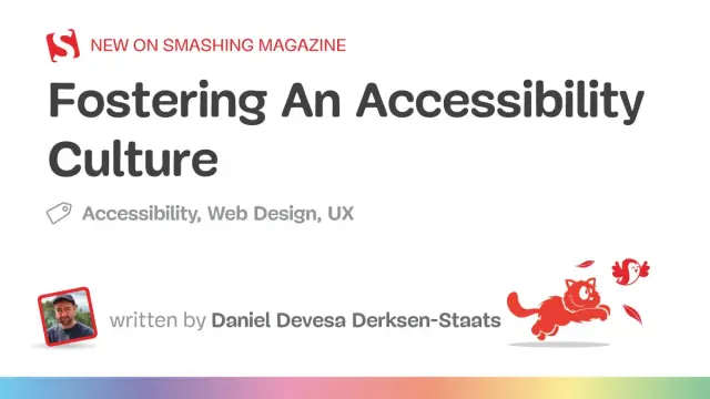 Fostering An Accessibility Culture