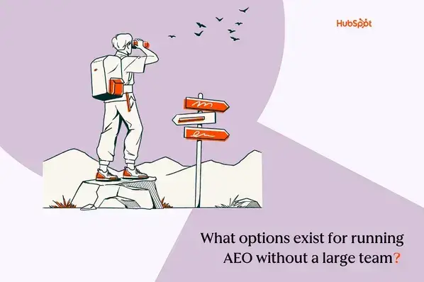 What options exist for running AEO without a large team?