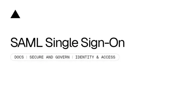SAML Single Sign-On