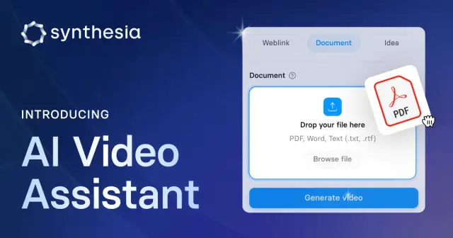 Introducing AI Video Assistant, a new way to turn text into engaging videos