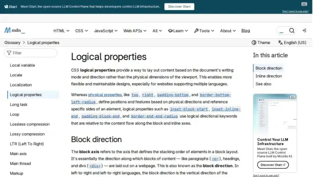 Logical properties - Glossary