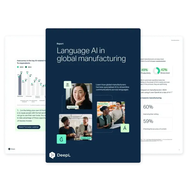 Unlock the power of multilingual manufacturing with Language AI