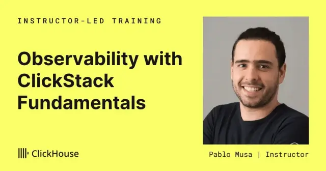 Observability with ClickStack Fundamentals