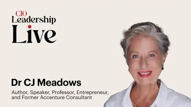 CIO Leadership Live ASEAN with Dr CJ Meadows, S P Jain School of Global Management