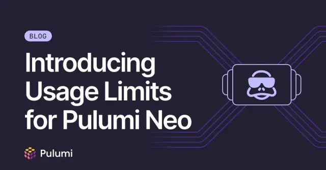 Introducing Usage Limits for Pulumi Neo