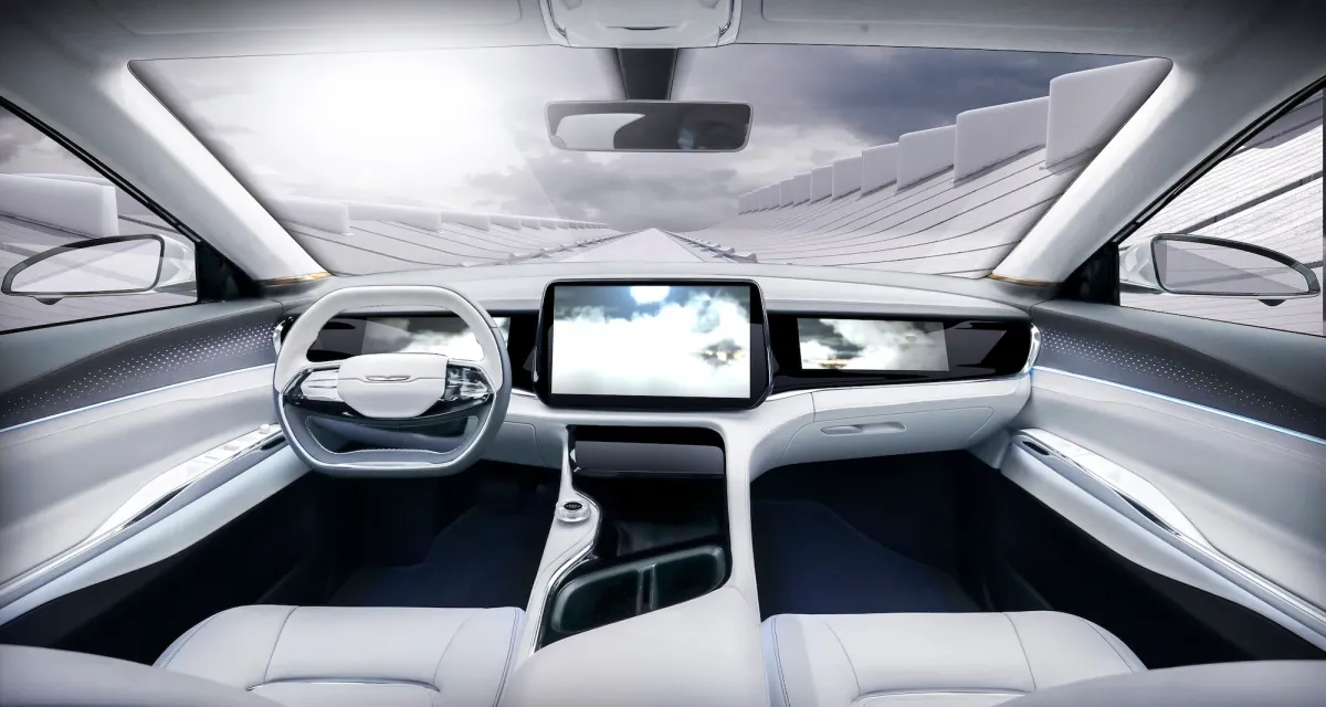 Chrysler’s first EV draws inspiration from the Pacifica minivan