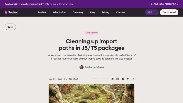 Cleaning up import paths in JS/TS packages