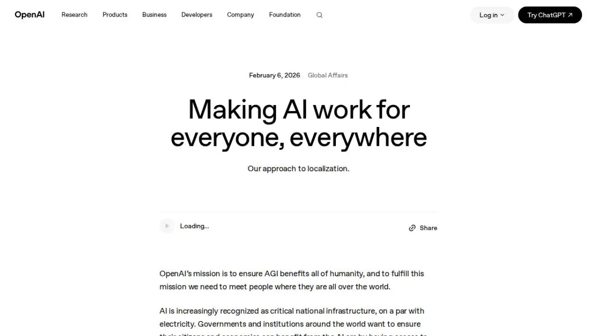 Making AI work for everyone, everywhere: our approach to localization