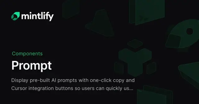 Prompt - Mintlify