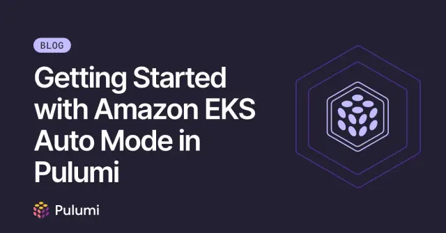 with Amazon EKS Auto Mode in Pulumi