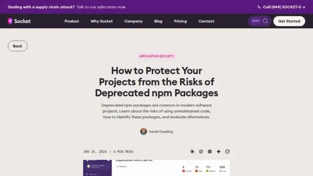 How to Protect Your Projects from the Risks of Deprecated npm Packages