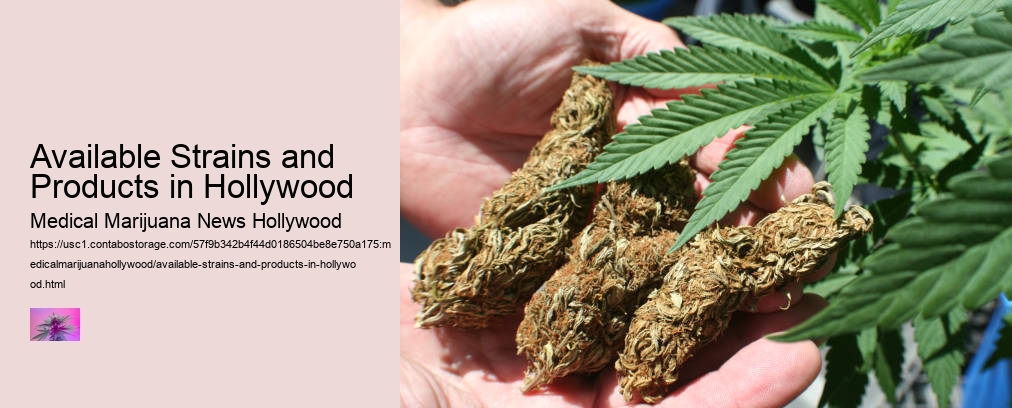 Available Strains and Products in Hollywood