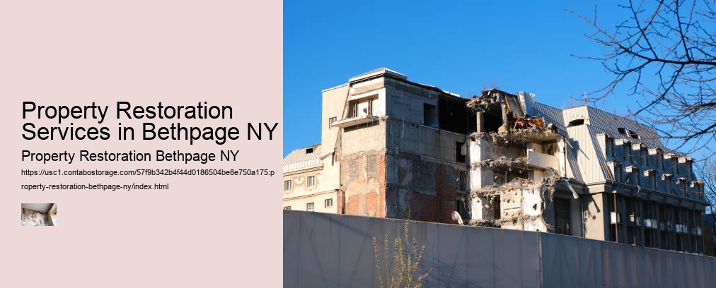 Property Restoration Services in Bethpage NY