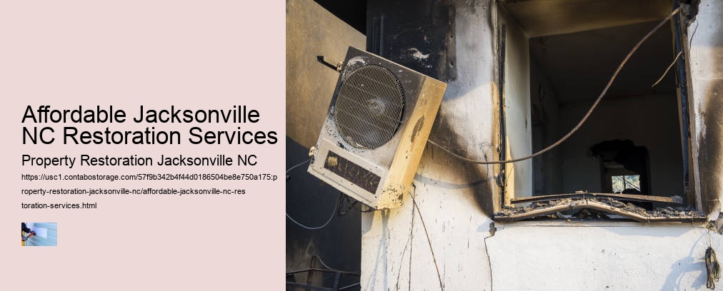 Affordable Jacksonville NC Restoration Services