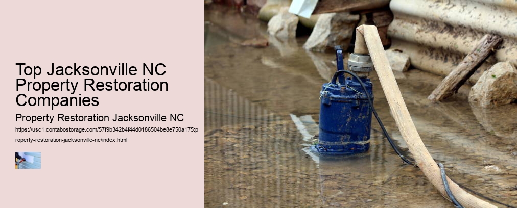 Top Jacksonville NC Property Restoration Companies