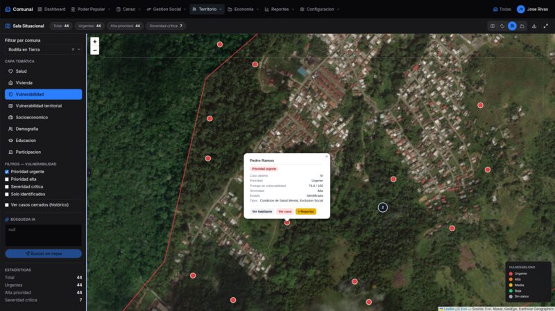 Captura: Cartografía social