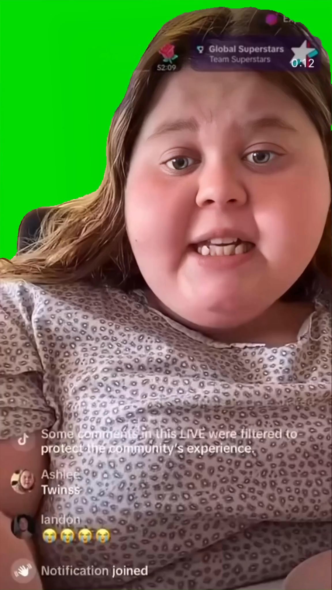 Ashley take it off now Green Screen 4k