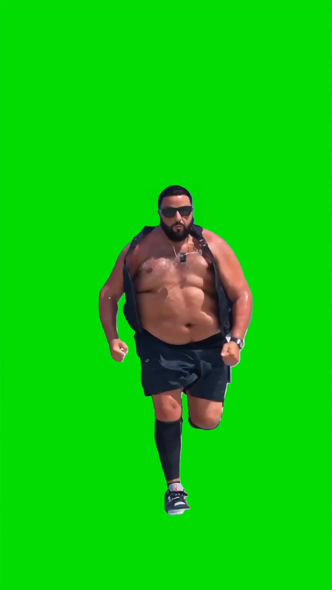 DJ Khaled Runnin Green Screen 4k