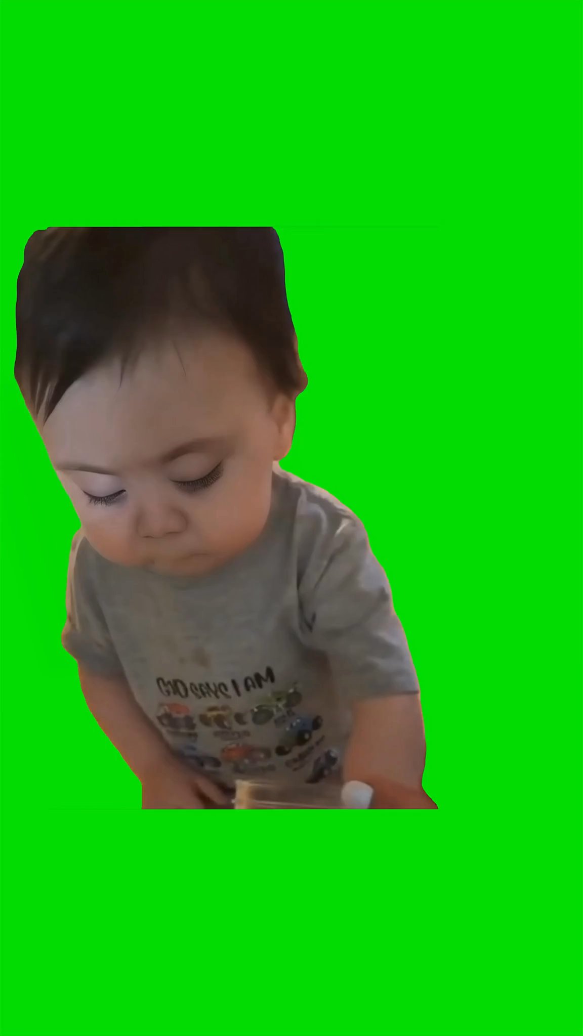 Maverick side eye Green Screen 4k