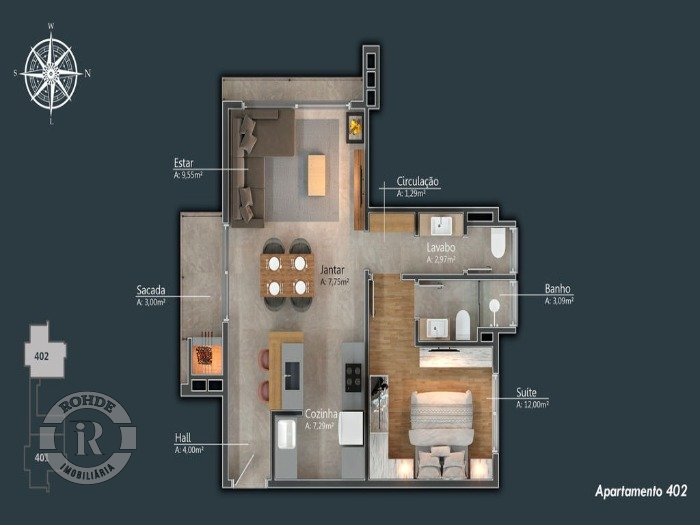 Foto 10 - Apartamento De 1 Dormitório Em Canela em Canela, bairro CENTRO