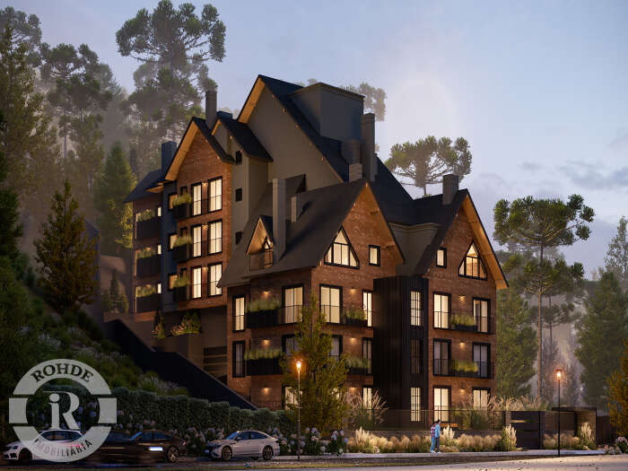 1 - Apartamento De 2 Dormitórios Em Gramado em gramadoCENTRO